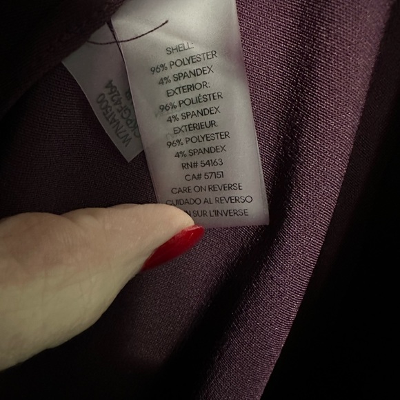 Maroon Calvin Klein Blouse - Size 2X - Picture 5 of 5